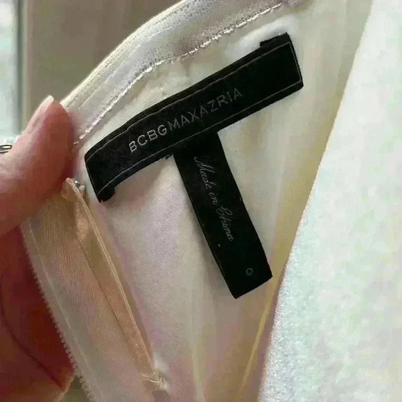 BCBGMaxazria Alyse White Gown - Picture 10 of 12